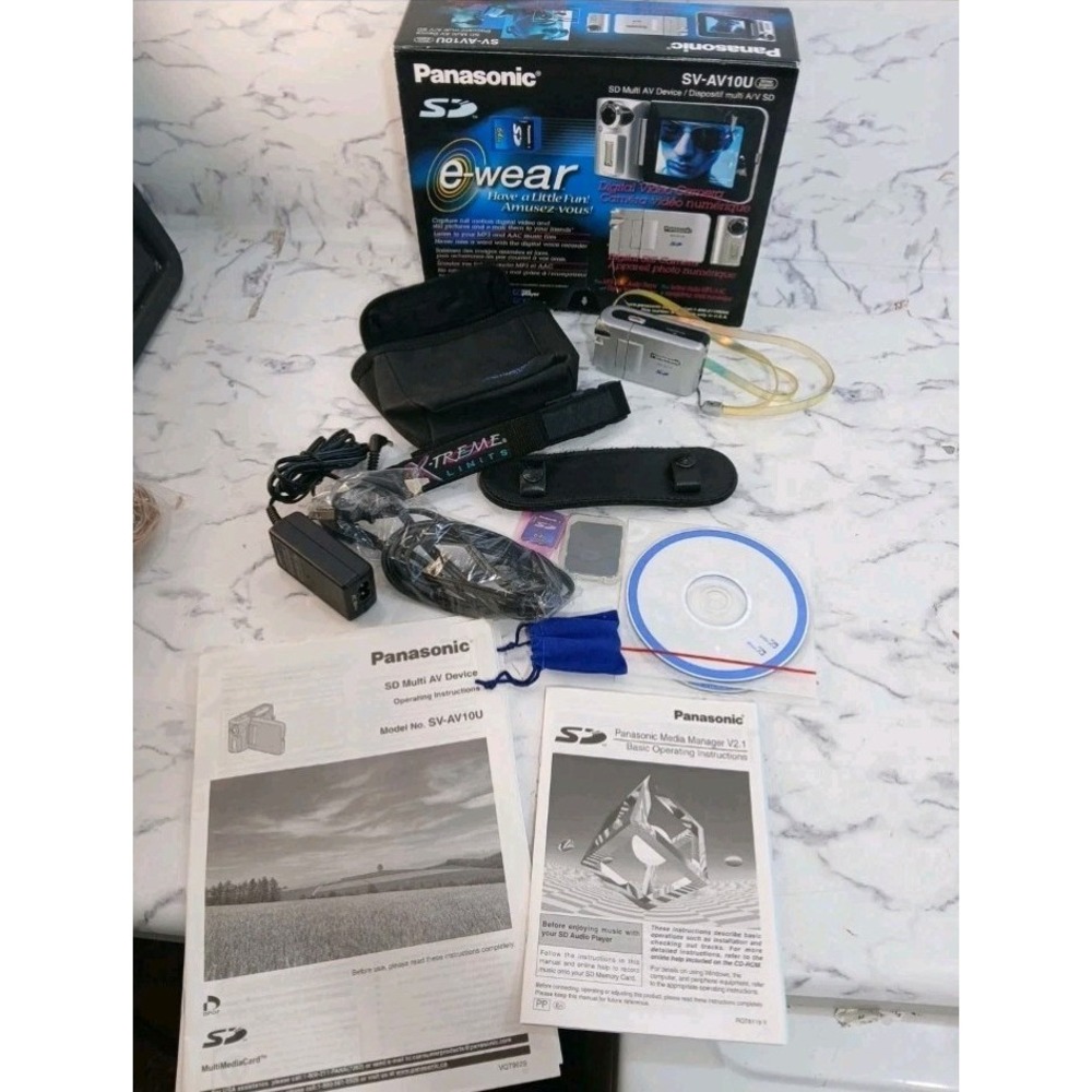 Panasonic SV-AV10 SD Multi AV Device E-Wear Fully Tested Power Cord/Accessories
